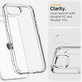 Etui do iPhone 16e, Ultra Hybrid, Crystal Clear, Spigen