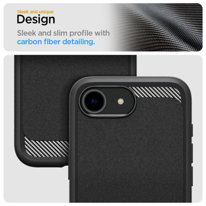 Etui do Samsung S24, Rugged Armor, Matte Black, Spigen