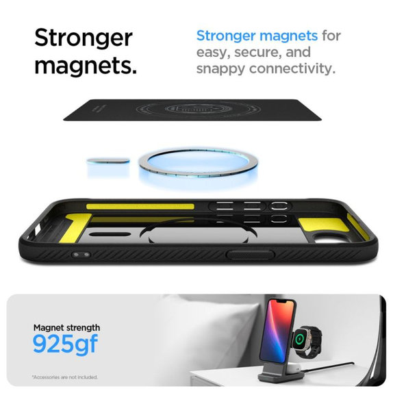Etui do Samsung S24, Rugged Armor, Matte Black, Spigen