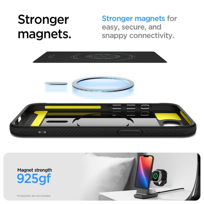 Etui do Samsung S24, Rugged Armor, Matte Black, Spigen