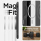Etui z MagSafe do iPhone 16e, Rugged Armor, Matte Black, Spigen