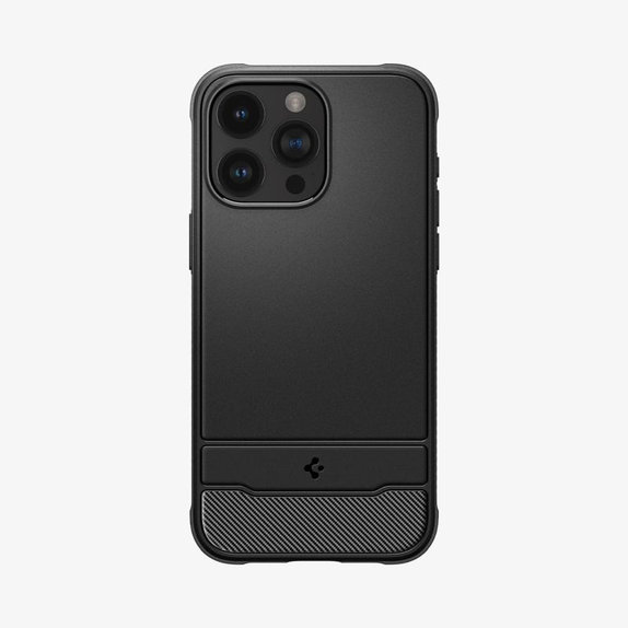 Etui z MagSafe do iPhone 14, Rugged Armor, Matte Black, Spigen