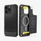 Etui z MagSafe do iPhone 14, Rugged Armor, Matte Black, Spigen