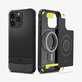 Etui z MagSafe do iPhone 15 Pro Max, Rugged Armor, Matte Black, Spigen