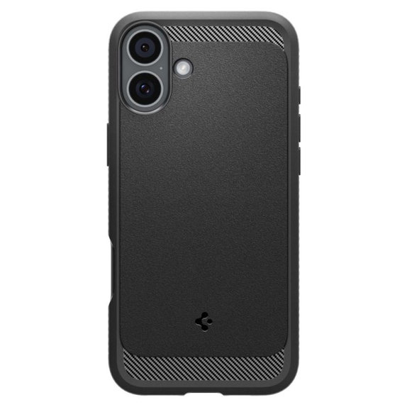 Etui z MagSafe do iPhone 15 Pro, Rugged Armor, Matte Black, Spigen