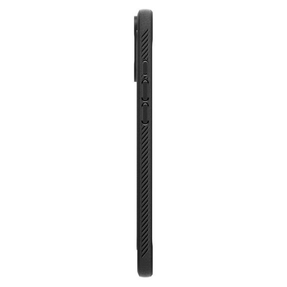 Etui z MagSafe do iPhone 15 Pro, Rugged Armor, Matte Black, Spigen