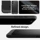 Etui z MagSafe do iPhone 15 Pro, Rugged Armor, Matte Black, Spigen