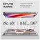 Etui z MagSafe do iPhone 16, Rugged Armor, Matte Black, Spigen