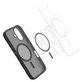 Etui z MagSafe do iPhone 16, Ultra Hybrid "T", Frost Black, Spigen