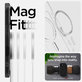 Etui z MagSafe do iPhone 16, Ultra Hybrid "T", Frost Black, Spigen