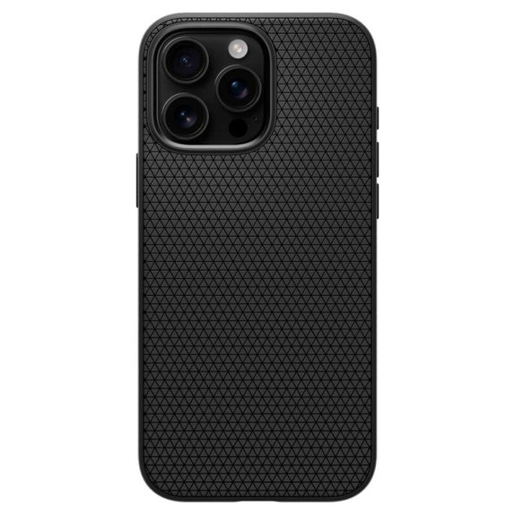 Etui do iPhone 16 Pro Max, Liquid Air "T" z MagSafe, Matte Black, Spigen