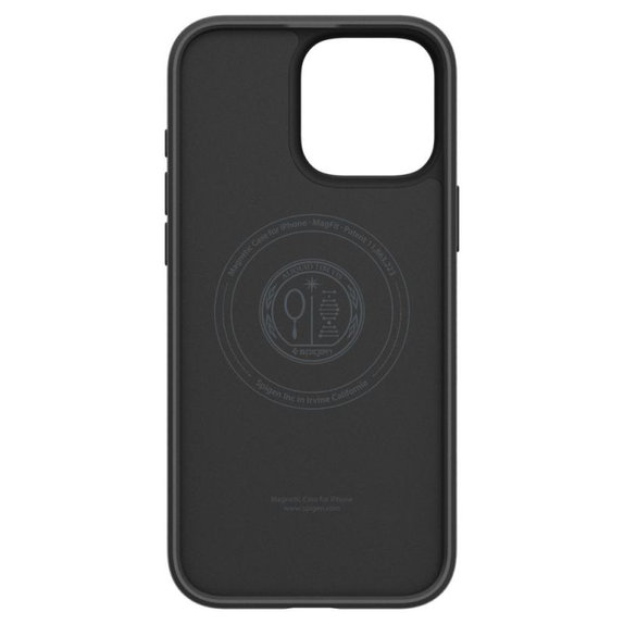 Etui do iPhone 16 Pro Max, Liquid Air "T" z MagSafe, Matte Black, Spigen