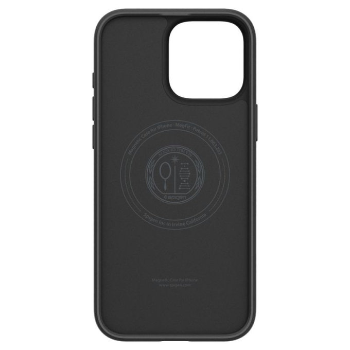 Etui do iPhone 16 Pro Max, Liquid Air "T" z MagSafe, Matte Black, Spigen