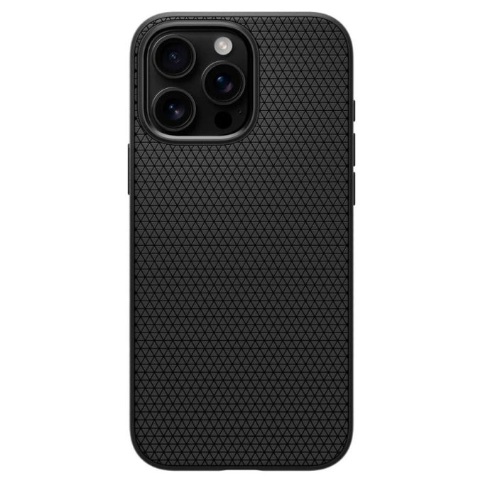 Etui do iPhone 16 Pro, Liquid Air "T" z MagSafe, Matte Black, Spigen