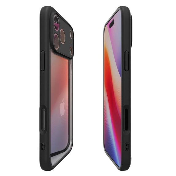 Etui do iPhone 17 Pro Max, Ultra Hybrid, Matte Black, Spigen