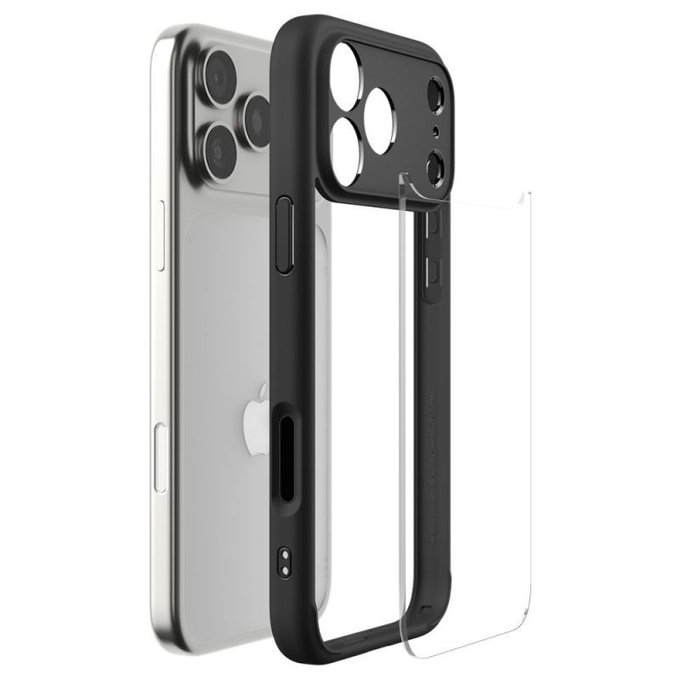 Etui do iPhone 17 Pro Max, Ultra Hybrid, Matte Black, Spigen