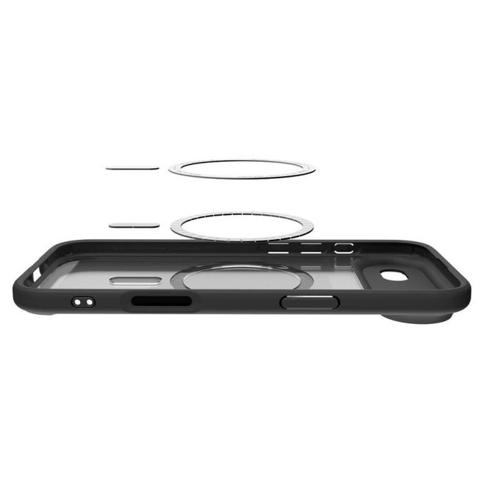 Etui z MagSafe Ultra Hybrid do iPhone Air, Frost Black, Spigen
