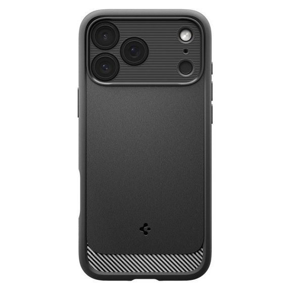 Etui z MagSafe Rugged Armor do iPhone 17 Pro, Matte Black, Spigen