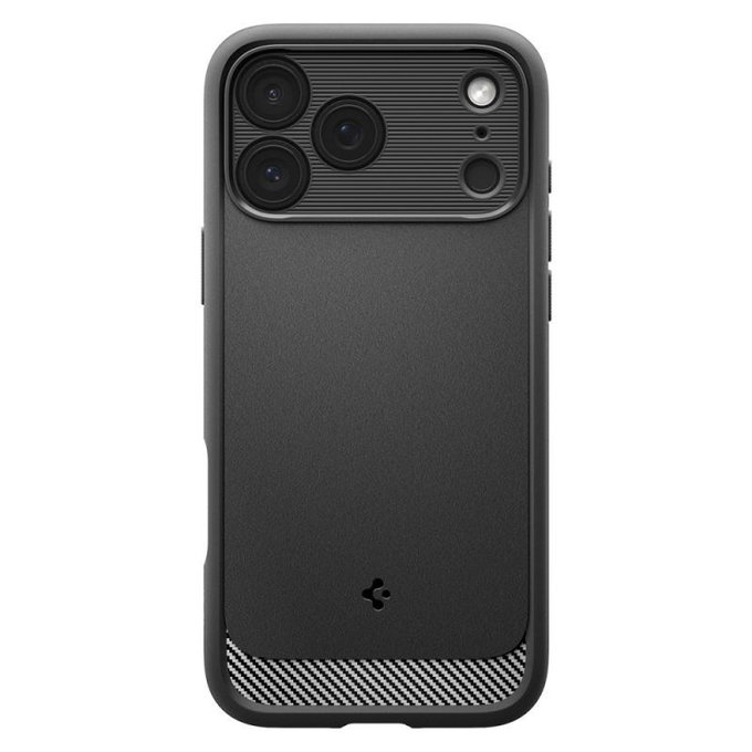 Etui z MagSafe Rugged Armor do iPhone 17 Pro, Matte Black, Spigen