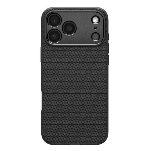 Etui do iPhone 17 Pro, Liquid Air, Matte Black, Spigen