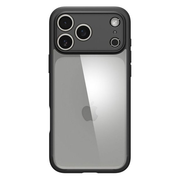 Etui do iPhone 17 Pro, Ultra Hybrid, Matte Black, Spigen