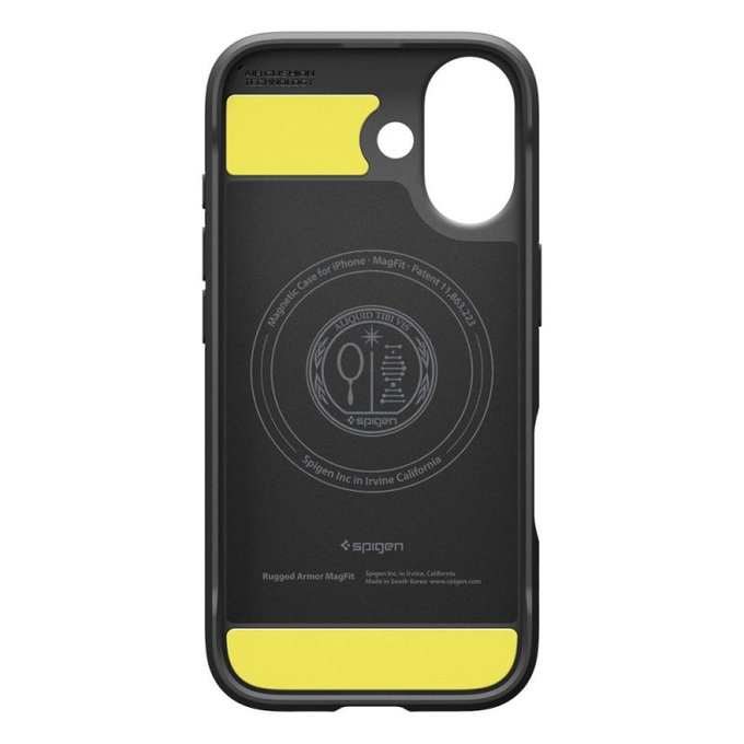 Etui z MagSafe Rugged Armor do iPhone 17, Matte Black, Spigen
