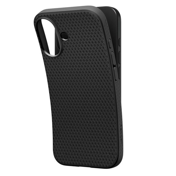 Etui do iPhone 17, Liquid Air, Matte Black, Spigen