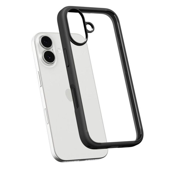 Etui do iPhone 17, Ultra Hybrid, Matte Black, Spigen