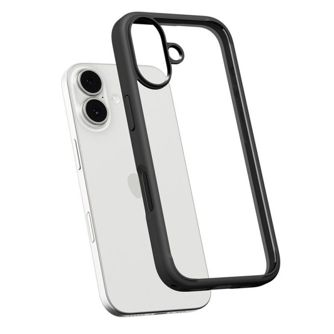 Etui do iPhone 17, Ultra Hybrid, Matte Black, Spigen