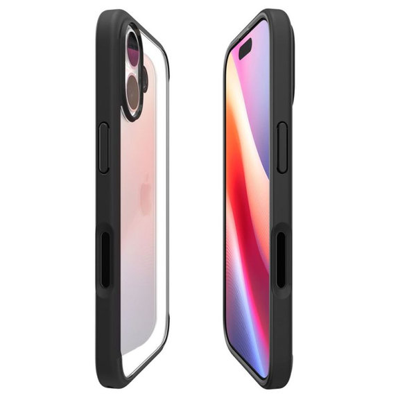 Etui do iPhone 17, Ultra Hybrid, Matte Black, Spigen