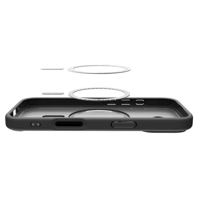 Etui z MagSafe Ultra Hybrid do iPhone 17, Frost Black, Spigen