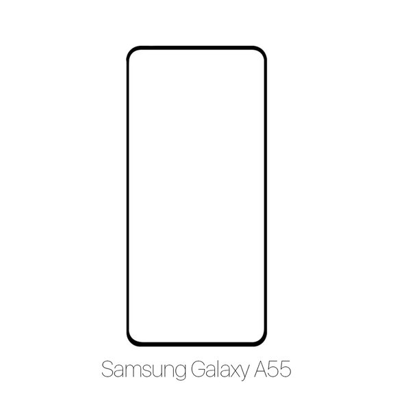 Szkło hartowane do Samsung A55 A556B, FullCover Glass, FixPremium