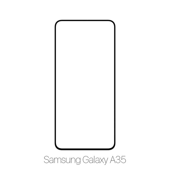 Szkło hartowane do Samsung A35 A356B, FullCover Glass, FixPremium