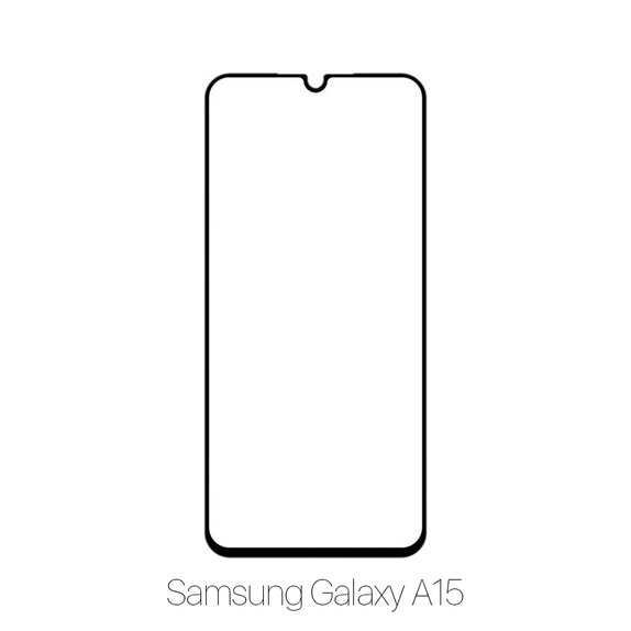 Szkło hartowane do Samsung A15, FullCover Glass, FixPremium