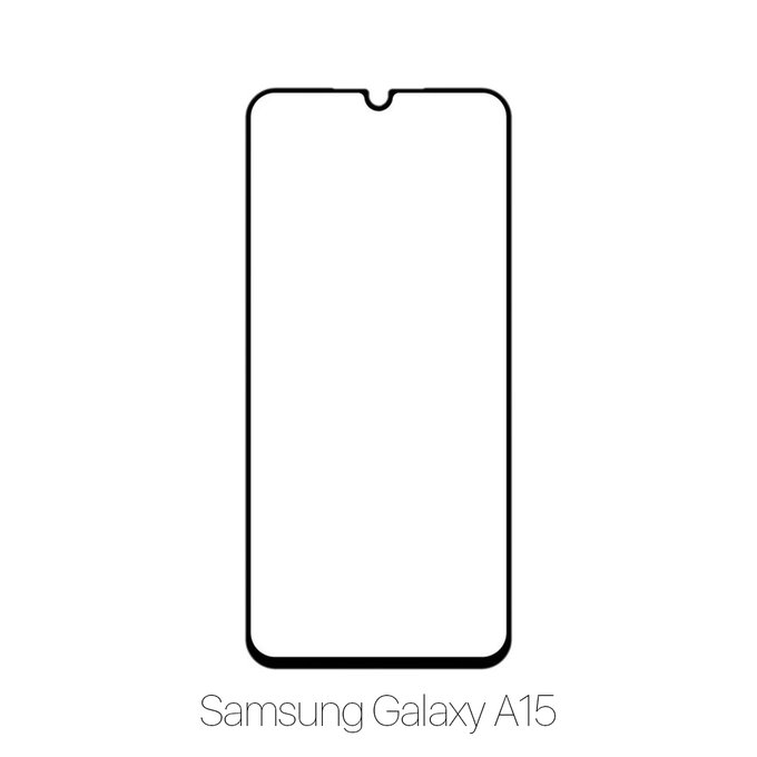 Szkło hartowane do Samsung A15, FullCover Glass, FixPremium