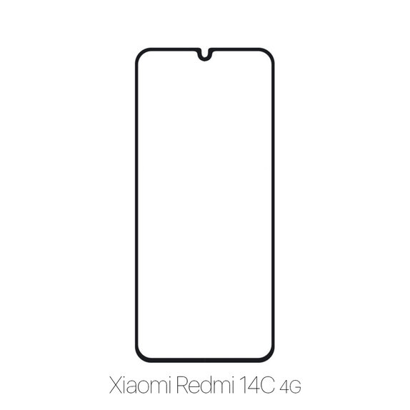 Szkło hartowane do Xiaomi Redmi 14C 4G, FullCover Glass, FixPremium