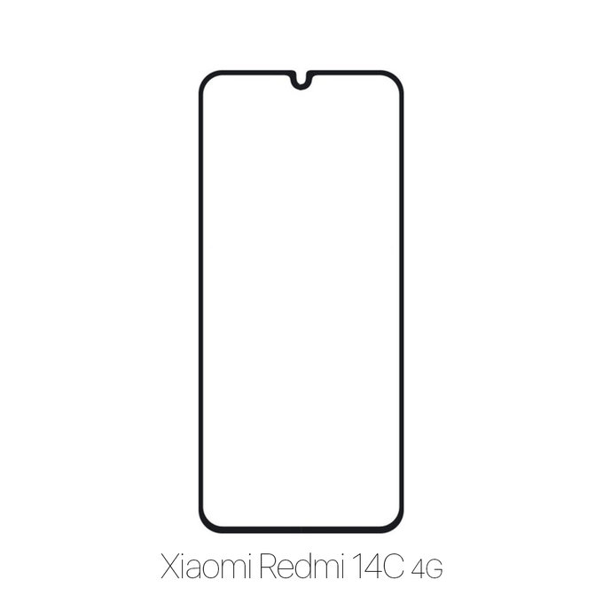 Szkło hartowane do Xiaomi Redmi 14C 4G, FullCover Glass, FixPremium