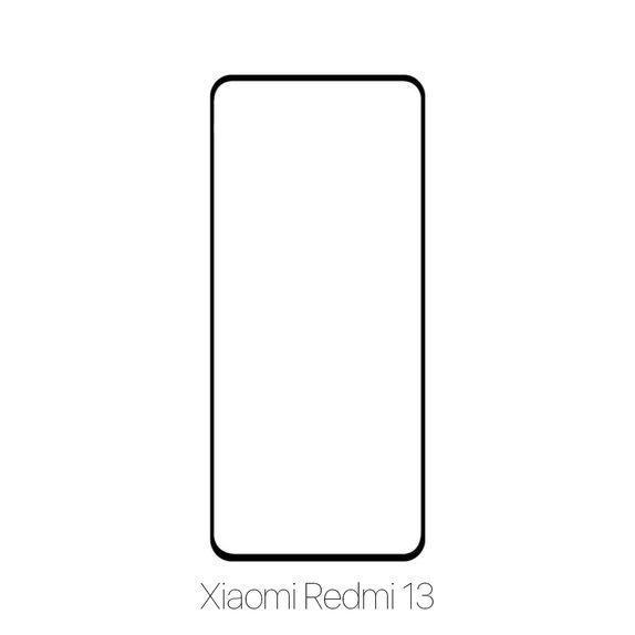 Szkło hartowane do Xiaomi Redmi 13, FullCover Glass, FixPremium