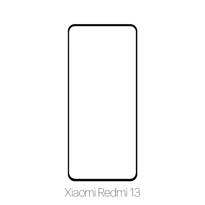 Szkło hartowane do Xiaomi Redmi 13, FullCover Glass, FixPremium