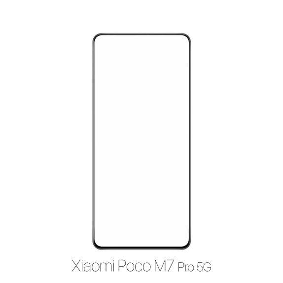 Szkło hartowane do Poco M7 Pro 5G, FullCover Glass, FixPremium