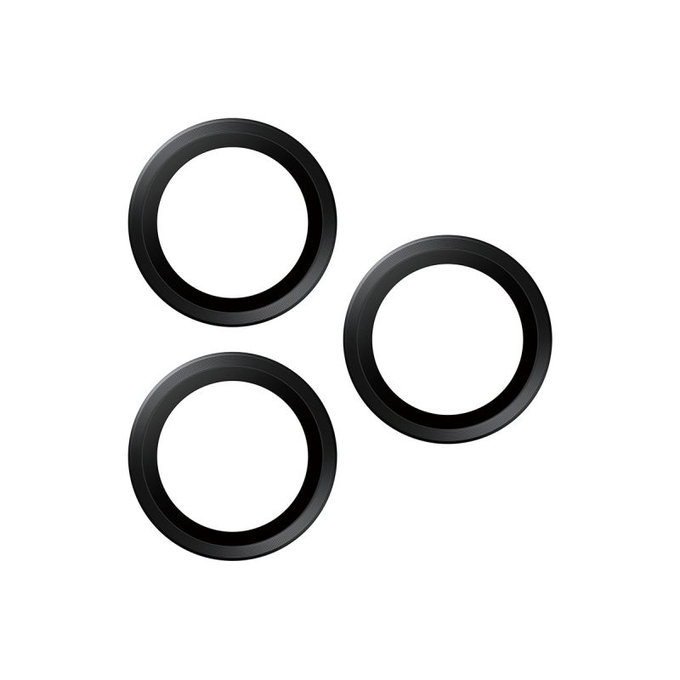 Pierścienie ochronne obiektywu kamery do iPhone 17 Pro Max/17 Pro/16 Pro Max/16 Pro, Czarny, Black, PanzerGlass