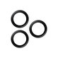Pierścienie ochronne obiektywu kamery do iPhone 17 Pro Max/17 Pro/16 Pro Max/16 Pro, Czarny, Black, PanzerGlass