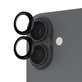 Pierścienie ochronne obiektywu kamery do iPhone 17/16 Plus/16, Czarny, Black, PanzerGlass