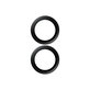 Pierścienie ochronne obiektywu kamery do iPhone 17/16 Plus/16, Czarny, Black, PanzerGlass