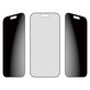 Szkło hartowane UWF 2-Way Privacy z Fastfit do iPhone 17/16 Pro, Czarne, PanzerGlass