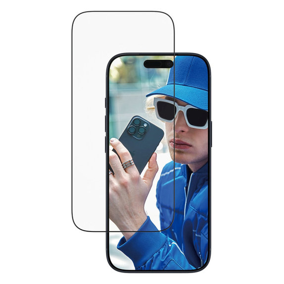 Szkło hartowane UWF z aplikatorem do iPhone 17 Pro, Czarne, PanzerGlass