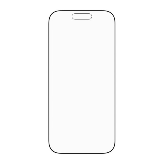 Szkło hartowane UWF Stealth z Fastfit do iPhone 17/16 Pro, Czarne, PanzerGlass