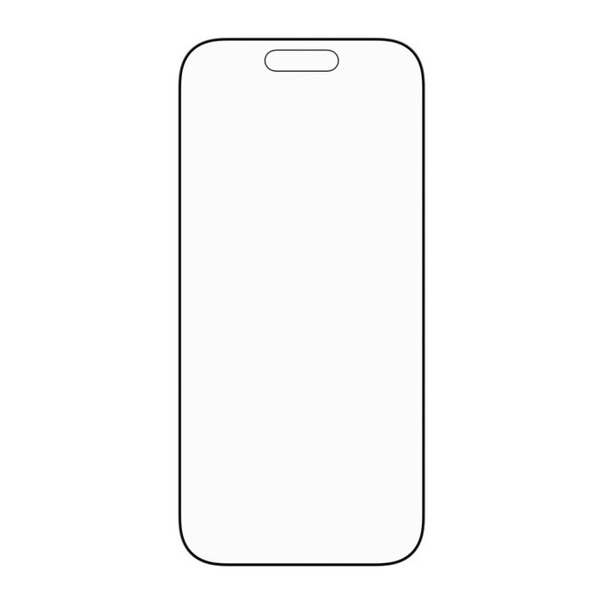 Szkło hartowane UWF Stealth z Fastfit do iPhone 17/16 Pro, Czarne, PanzerGlass