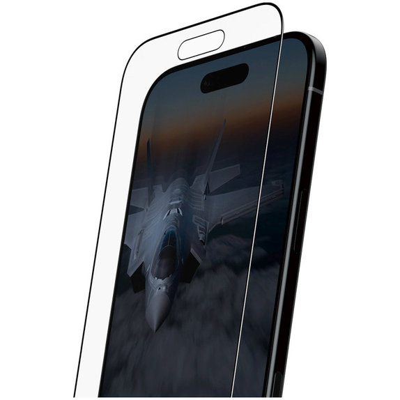 Szkło hartowane UWF Stealth z Fastfit do iPhone Air, Czarne, PanzerGlass