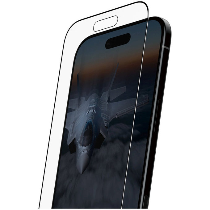 Szkło hartowane UWF Stealth z Fastfit do iPhone Air, Czarne, PanzerGlass